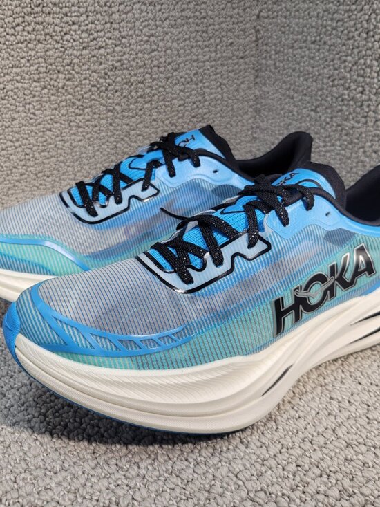 Hoka One One Cielo X1 2.0 Unisex Size W12.5 M11.5 Blue Running Shoes 1162053 main image 5